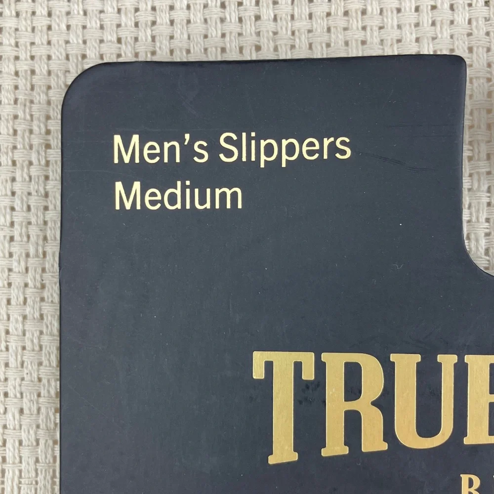 True Religion Logo Slippers Men's NWT